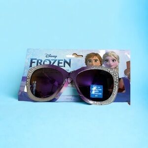 Frozen Disney Rhinestone Sunglasses Girls Kids NWT Elsa Anna Purple